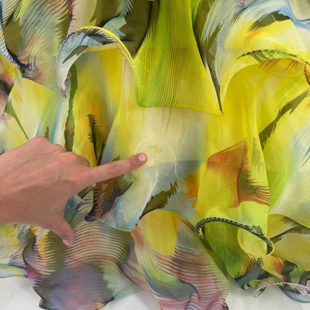 Alyce Designs Multicolor Yellow Jeweled Trumpet Dress - Picture 7 of 9